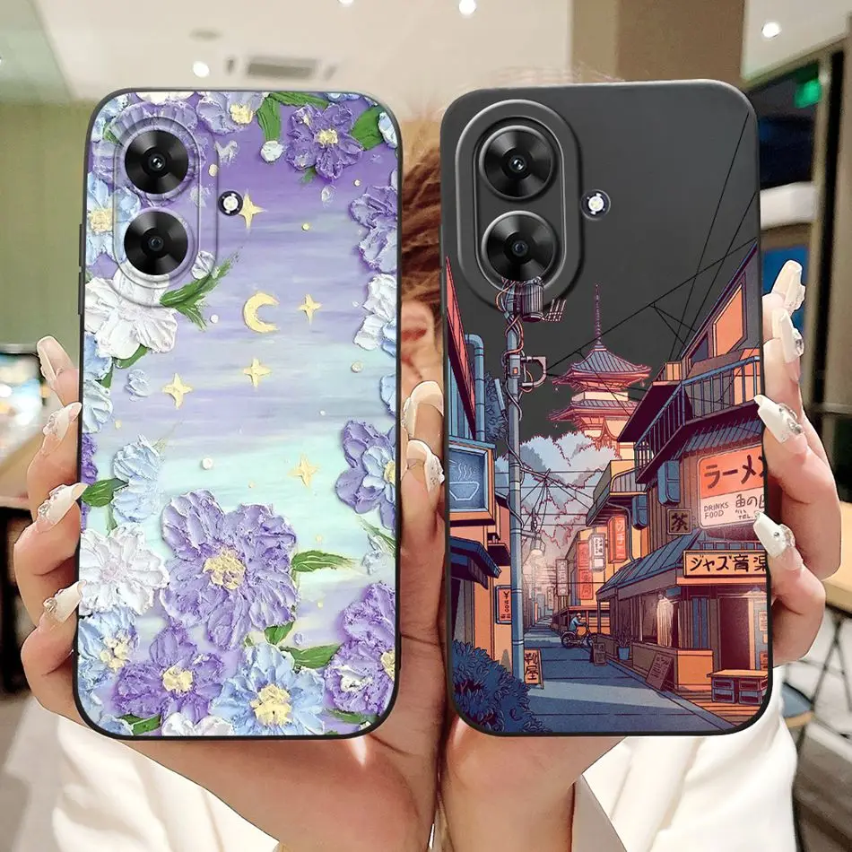 Fashion Moon Pattern Shockproof Silicone Phone Case - 2024 Edition