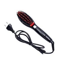 Nouveau Peigne à lisser électrique professionnel, brosse à cheveux, fers à lisser, prise ue/US/UK/AU 1