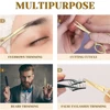 1Pcs Nose Hair Scissors Nail Cuticle Round Tip Eyebrows Scissors Safe Stainless Steel Nose Hair Remover Trimming Makeup Tool 4