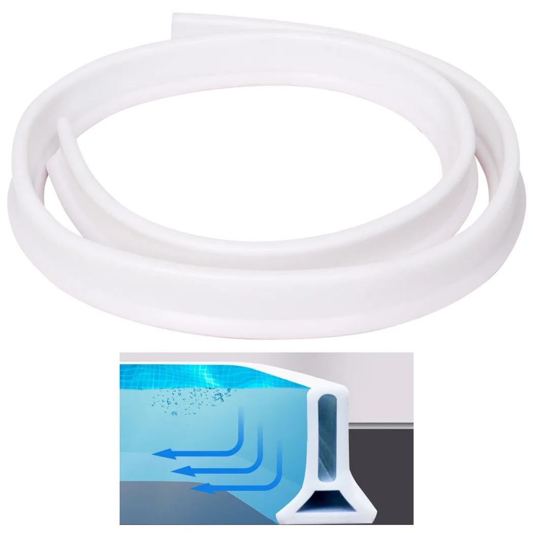 Collapsible Shower Threshold Bathroom Water Dam Bath Shower Barrier Retention System Water Stopper For Dry And Wet Separation