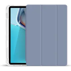 Premium Soft TPU Smart Case with Pencil Holder for 10.3-Inch Tablets - Protective Cover (Lilac)
