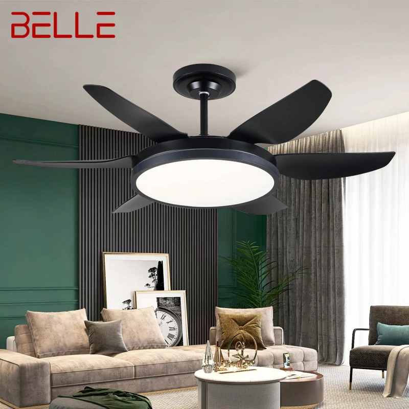 

BELLE Fan Light Nordic LED Ceiling Fan Light Modern Minimalist Restaurant, Living Room, Bedroom Commercial Electric Fan