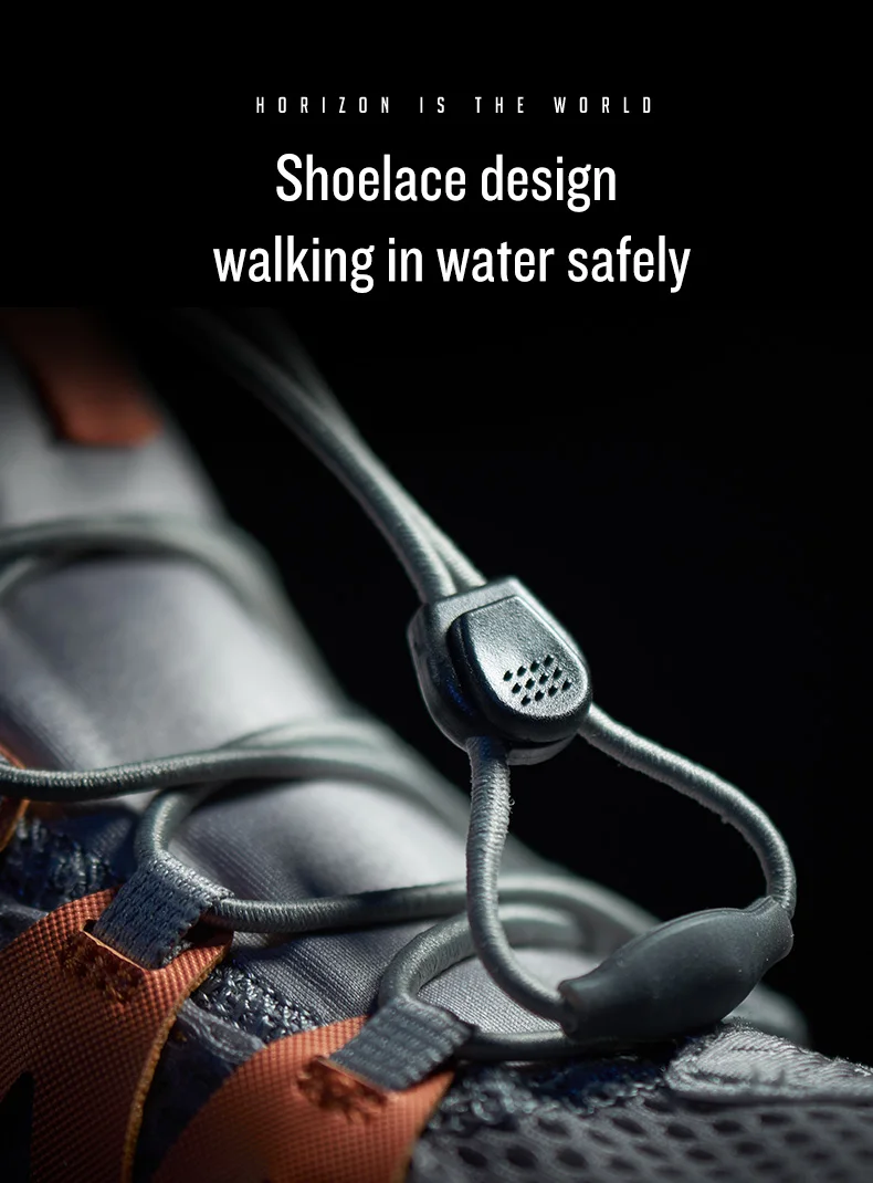 Rax Herren Aqua Upstreams Schuhe schnell trocknende atmungsaktive Angels chuhe Frauen Loch Pu Einlegesohle Anti-Rutsch-Wassers chuhe – Detail 7