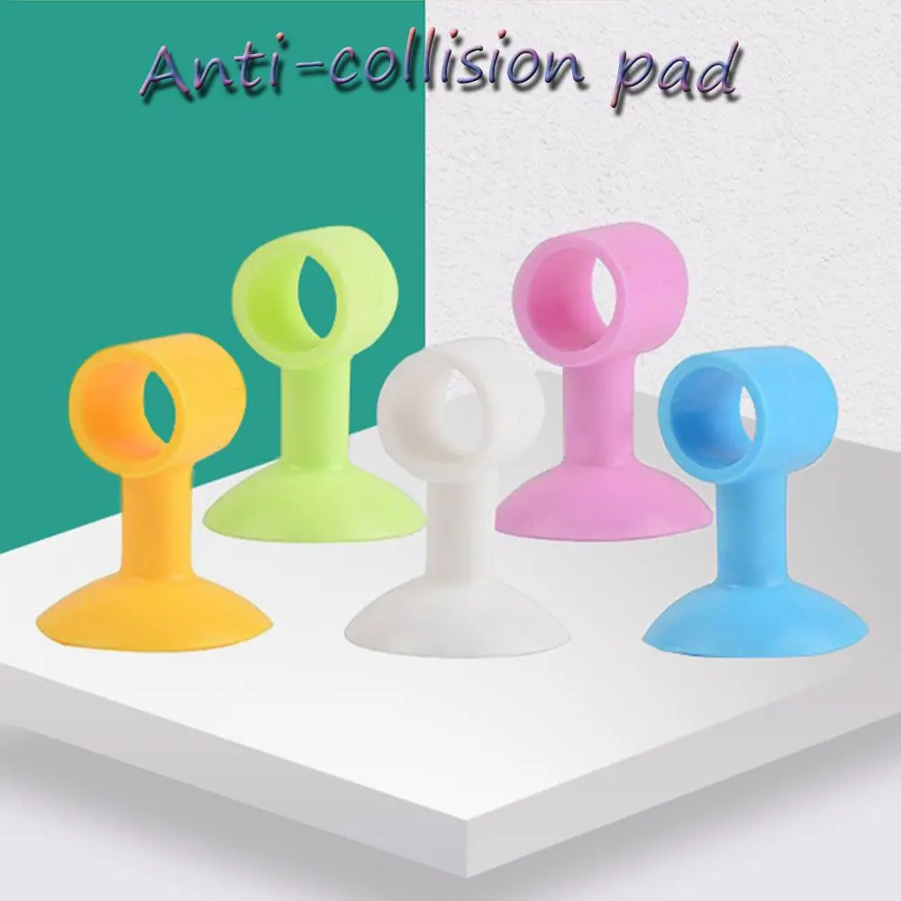 Suction Cup Type Anti-Collision Door Stopper Silicone Door Handle Silence Protection Pad Suction Cup Type Silent Cover