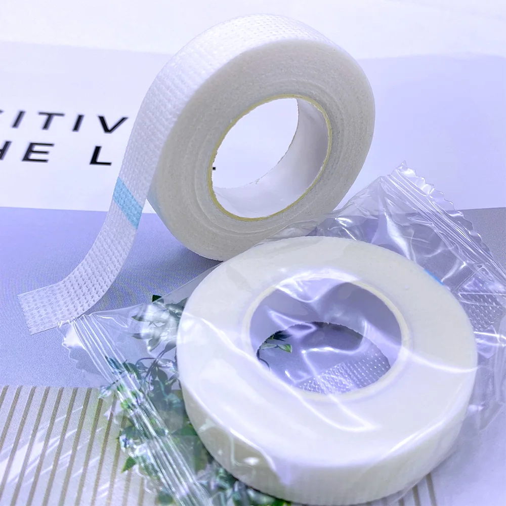 50Pcs Breathable Medical Paper Tapes Eyelash Extension Professional Lashes White Tape Eye False Lashes Patch Eyelid Sticker