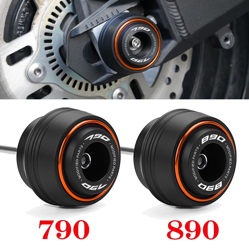 Für KTM 790 890 DUKE Duke790 Duke890 2018-2025 2026 Motorrad Vorder- und Hinterrad Achsgabel Sturzschutz Slider 790 Zubehör