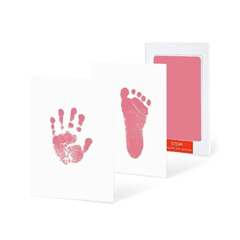 Inkless Infant Hand Foot Stamp Pet 1 Set for Cat Dog Paw Print Pad Clean for Touch Ink Pad Baby Handprint Footprint