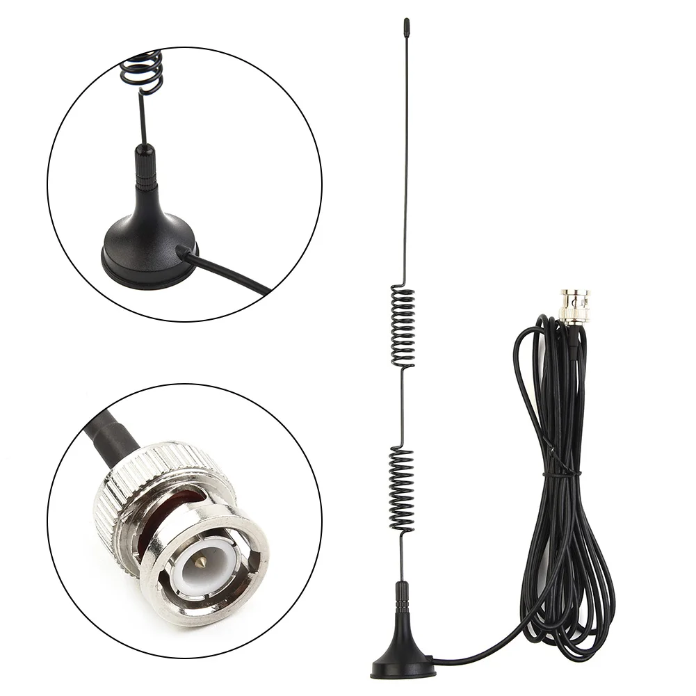 Antenna Scanner Professionale Con Base Magnetica 25-1200MHz BNC - 7dBi Cavo 3m