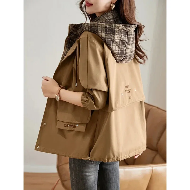 

2023 Spring and Autumn New Women's Coat Small Casual Windbreaker High-end Foreign Style Popular Explosive Top Z522
