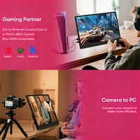 LNOVAON 15.6" FHD Portable Monitor 1080P IPS Panel USB-C HDMI Source Screen for Phone Laptop PC Nintendo Switch Second Display - Image 5