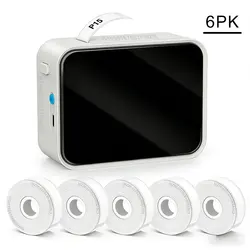 Portable Inkless Thermal Label Maker with Adhesive Sticker Tape (Printer Set)