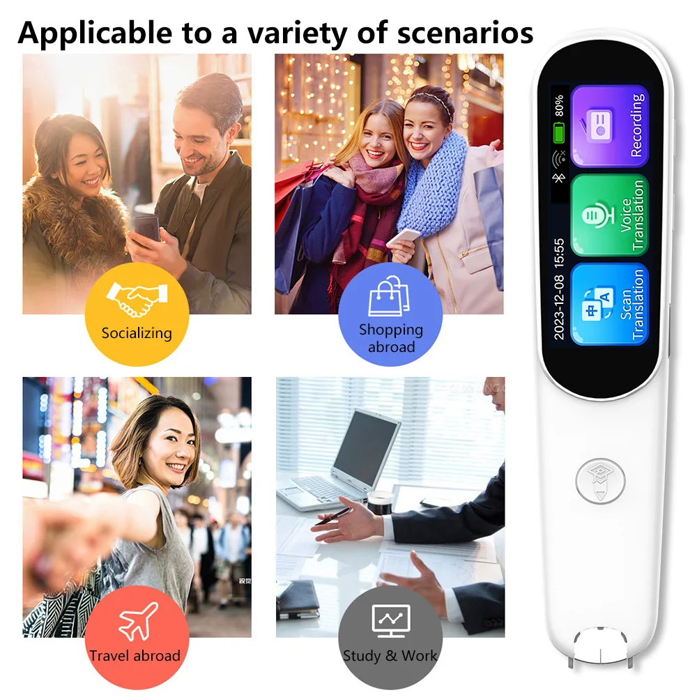 SD02 Intelligent Translation Machine Offline Chinese English Scanning with 112 Multilingual Translation Pens