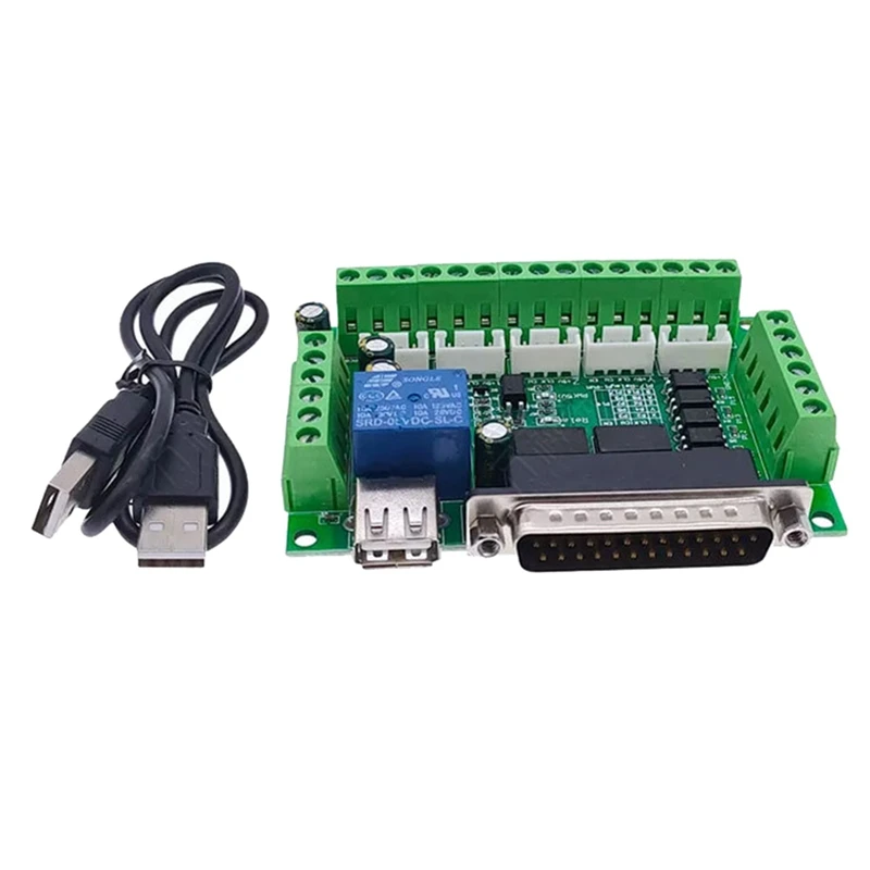 

3X Driver Board For MACH3 Engraving Machine 5 Axis CNC Breakout Board With Optical Coupler For Stepper Motor Drive