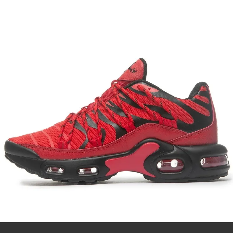 

Fashion Large Size Men's Air Cushion Sneakers Striped Fly Mesh Large Size Air Cushion Basketball Running Shoes Men's
