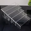 5Pcs/Set Acrylic U Shape Display Stand Jewelry Showcase Storage Rack Transparent Cupcake Desserts Shelf Perfume Display Holder 1