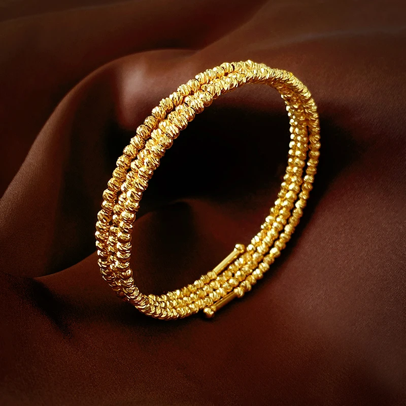 أساور هندسية فاخرة ٥ قطع