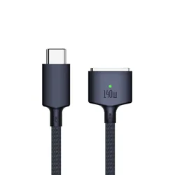 2M 140W USB - C to MagSafe 3 Magnetic Charging Cable (Blue)