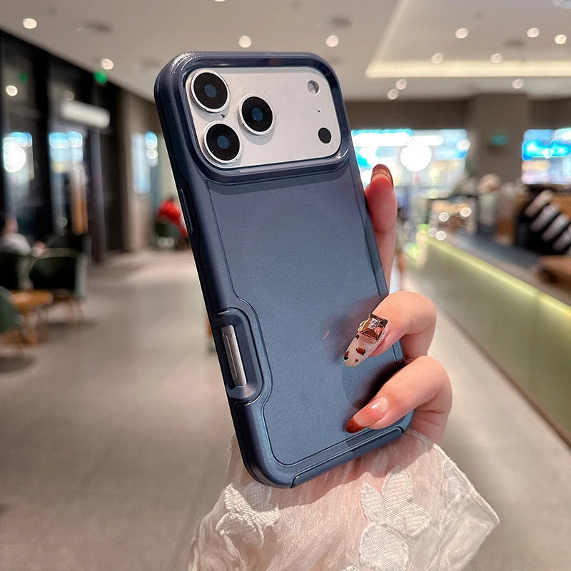 Armor Shockproof Magnetic Phone Case For iPhone 17 Pro Max Air 16 15 14 Plus 13 For Magsafe Hybrid Rugged Protectice Cover