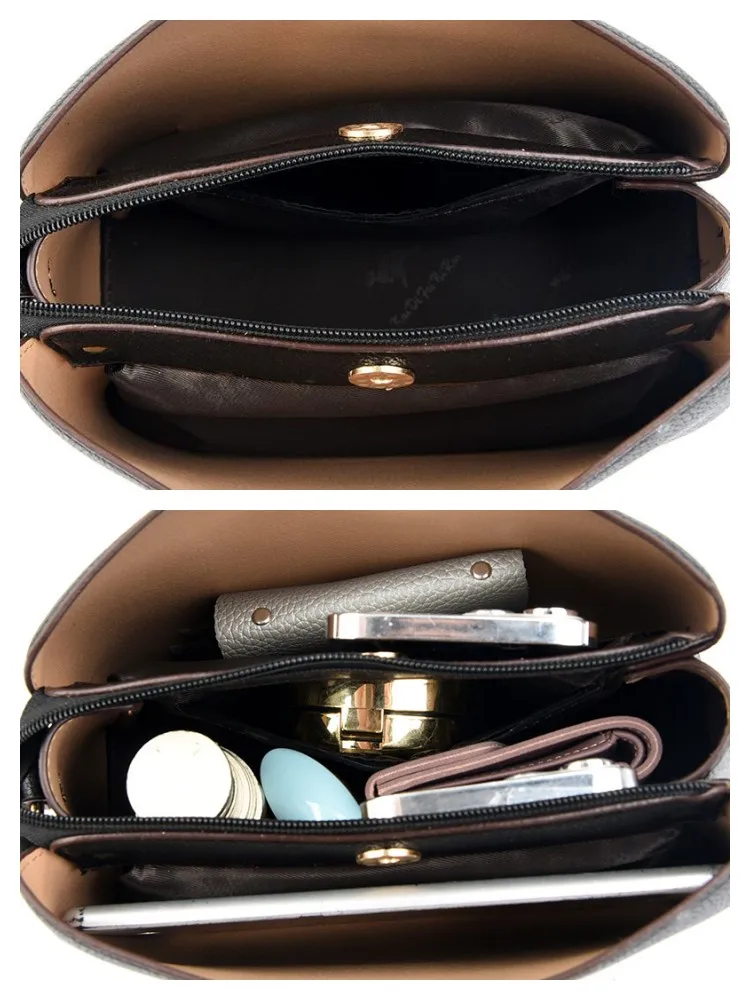 Luxury Designer High Quality Soft Leather Women's Handbag Wallet Multi functional Fashion Women Shoulder Messenger Bag Trend Bag