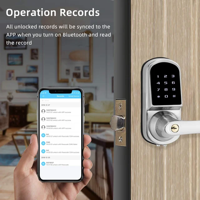 TTlock: Smart Keyless Door Lock for Enhanced Security and Convenience
