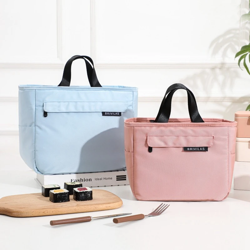 BYMONDY Pink Large Lunch Bag for Women Work Thermal Food Storage Container Outdoor Picnic School Kids Insulated Lunch Box Bag