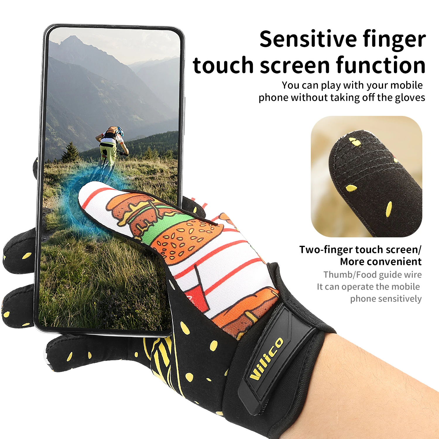 Cycling Parent-Child Gloves Rock Climbing Breathable Quick Drying Anti Slip Wear-Resistant Sun Resistant Sports Gloves ﻿