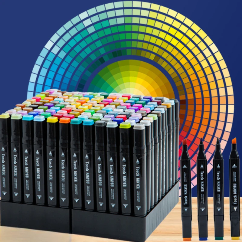 

24/168 можно использовать с двумя концами, многофункциональный женский набор, искусство для школьной анимации, специальная живопись, детская ручная роспись