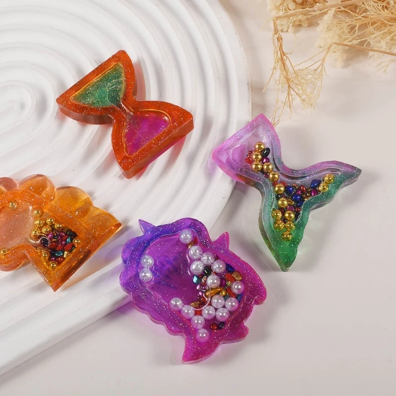 Рисунок 3 - Разноцветные формы из эпоксидной