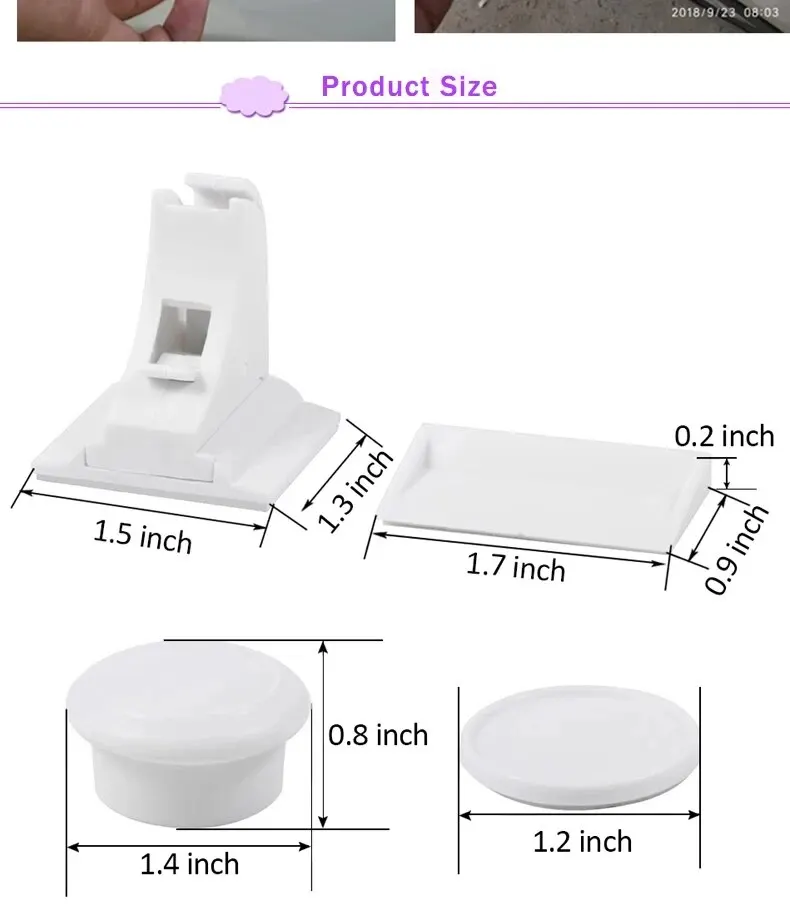 Baby Sicherheits schloss unsichtbares Schloss Kinder Sicherheits schublade Riegel Schrank tür magnetische Kinder sicherung Schloss Begrenzer Kinderschutz – Detail 21