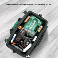 Green Forests' Heavy-Duty Plastic Bottom Tool Kit - Trusted by Electricians for 10 Years | Waterproof and Wear-Resistant 2