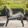 Outdoor Wicker Patio Furniture Set with Deep Seating Cushions and Table for Balcony, Backyard, and Porch 4