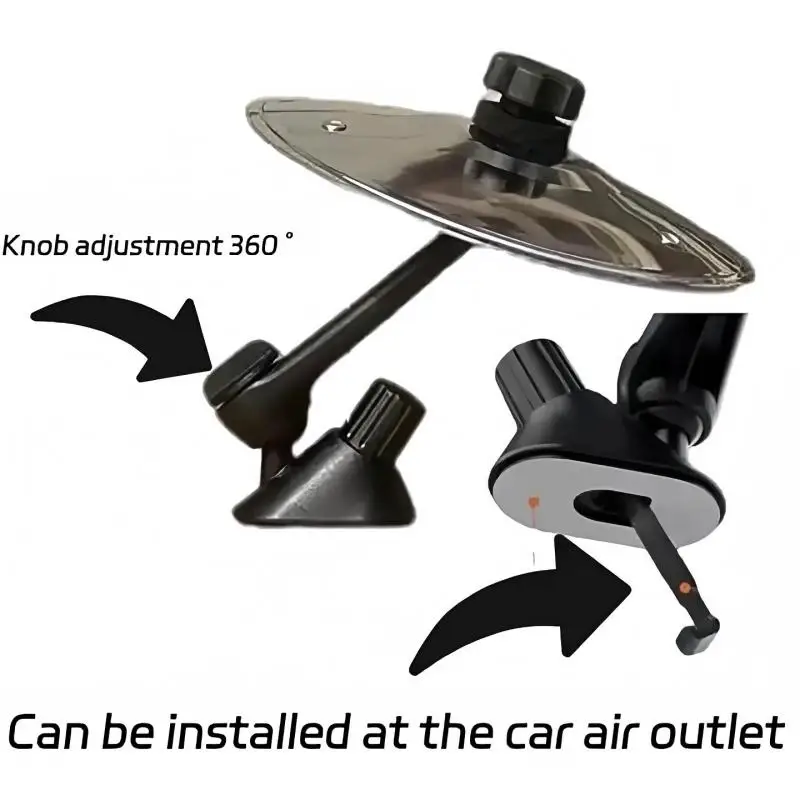 Metal Car Air Vent Cymbals for Dashboard Rhythm