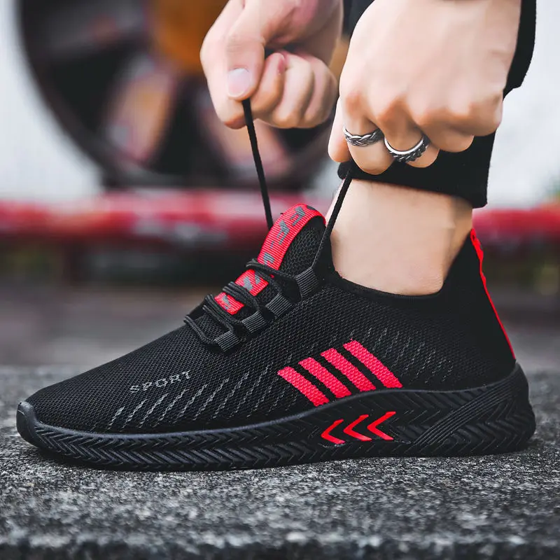 2022 Men Tennis Shoes Comfortable Light Soft Casual Sneakers Breathable