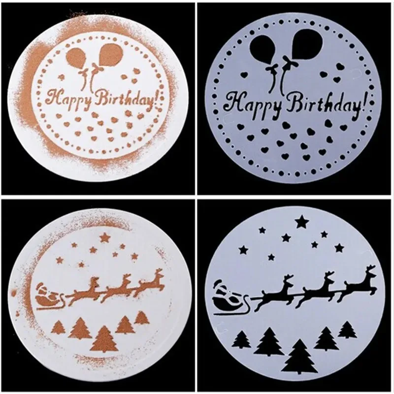 Coffee Decorating Stencils - قوالب قهوة دانتيل لتز...