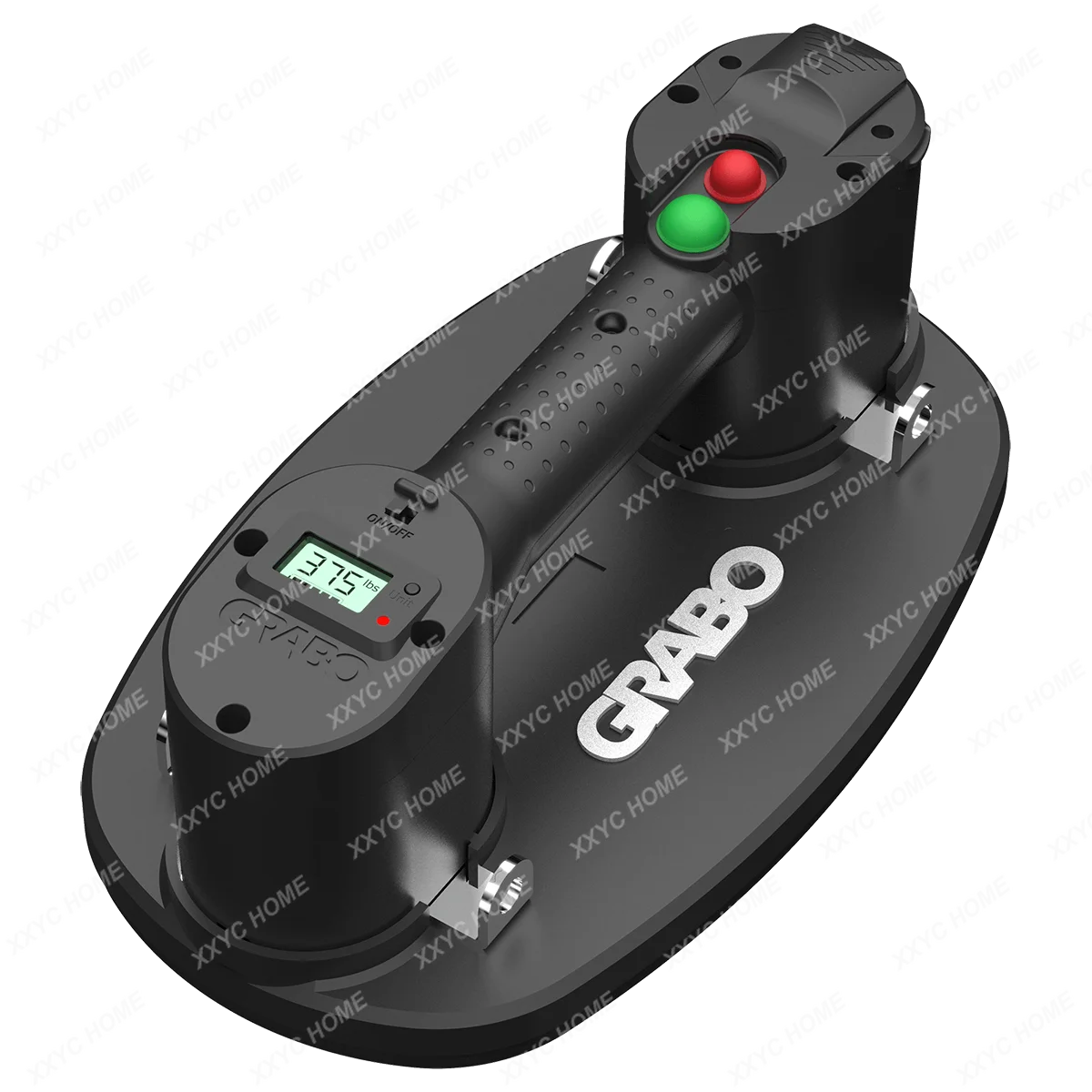 

Grabo Pro Smart Digital Pressure Sensor Digital Display Battery Suction Cup Heavy Duty Wood Granite Glass Tiles Carry Lifter