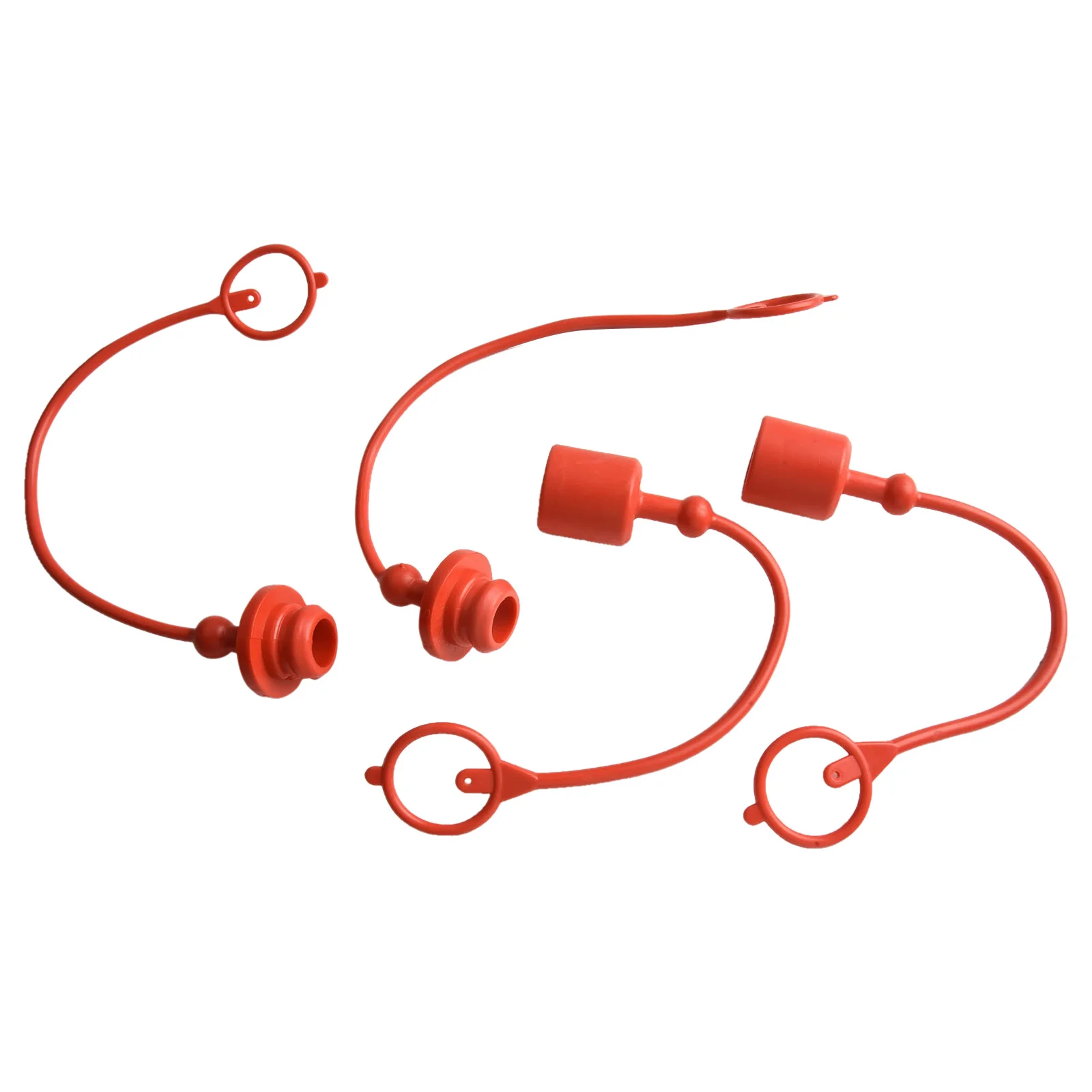 2 Set 1/2 Hydraulic Quick Disconnect Fitting Dust Cap For ISO-A Hydraulic Coupler Hydraulic Quick Connector Coupling Dust Cover