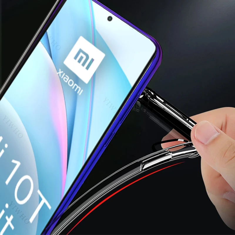 Phone Case for Xiaomi Mi 10T Lite 5G M2007J17G Thickened Transparent Shockproof Anti-scratch Cover