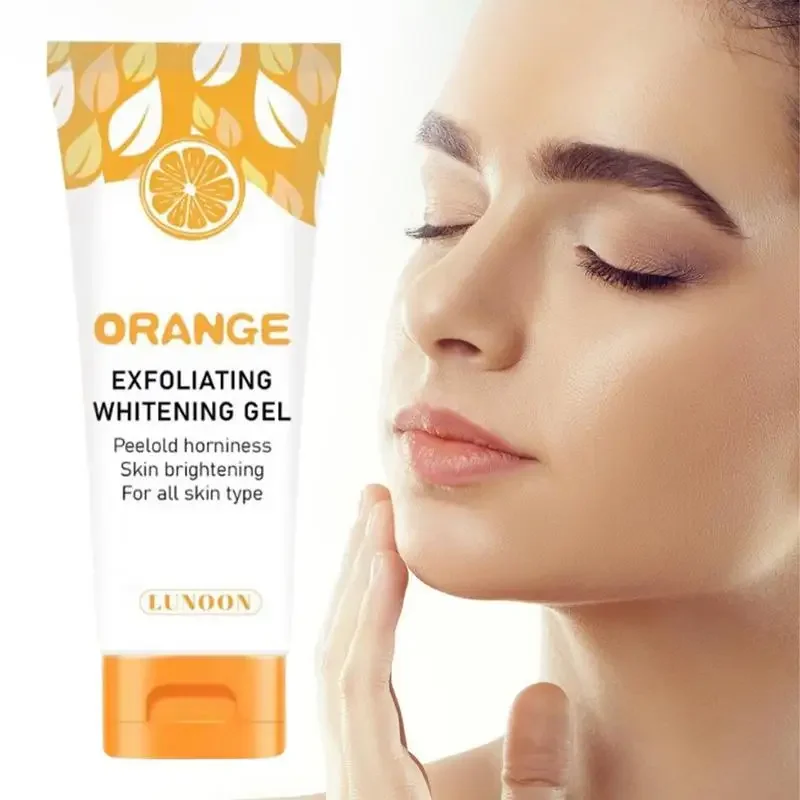 

50g Orange Exfoliating Gel Dead Spot Remover Brighten Peeling Gentle Repair Scrub Whiten Hydrating Moisturizer Korean Skin Care