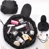 Women Drawstring Cosmetic Bag Organizer Travel Toiletry Storage Shoulder Bag MakeUp Pouch Large Capacity Beauty Case Gold Series 5