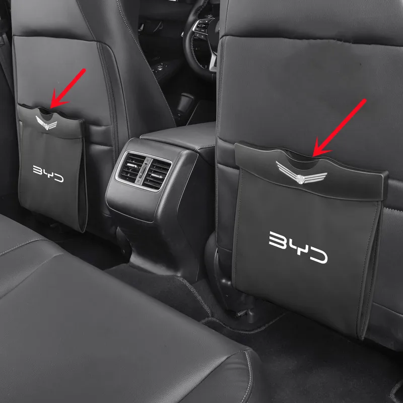 

PU Leather Car Seat Back Hanging Storage Bag Trash Organizer Garbage Cover Cars Storage Pockets Suitable For All Kinds Of Cars