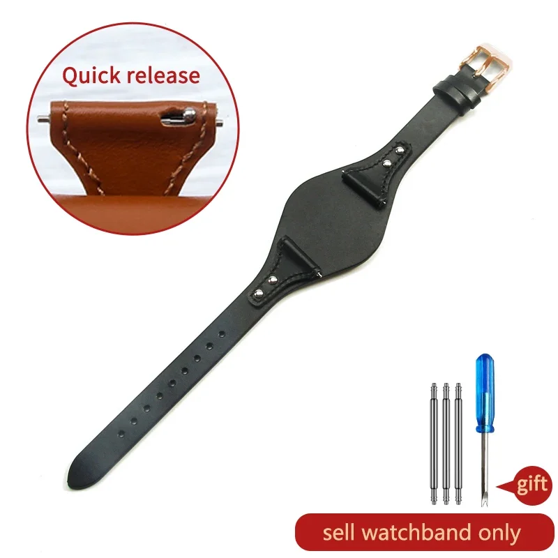 Fossil Women's Genuine Leather Cowhide Watch Strap - 18mm Waterproof Soft Watchband