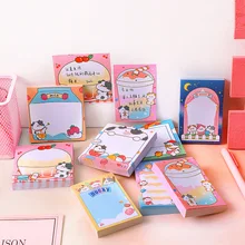 

Cartoon Cute Calf Sticky Notes Student Stationery Ins Kawaii Memo Note Self-adhesive Message N Times Stickers School Supplies