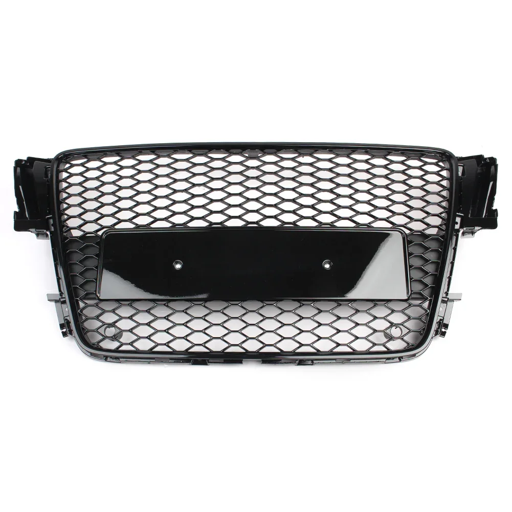 

RS5 Style Auto Front Bumper Grille Honeycomb Sport Styling ABS Mesh Hex Grill For AUDI A5 B8 S5 8T 2008 2009 2010 2011 2012