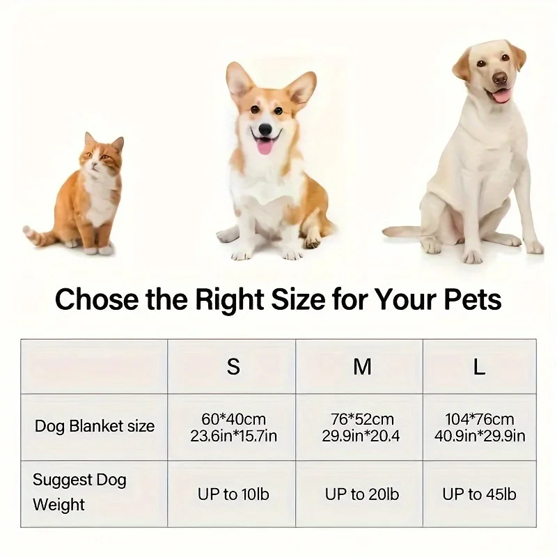 Pet Blanket For Cats And Dogs Machine Washable Warm Bed Mat_voghion.com