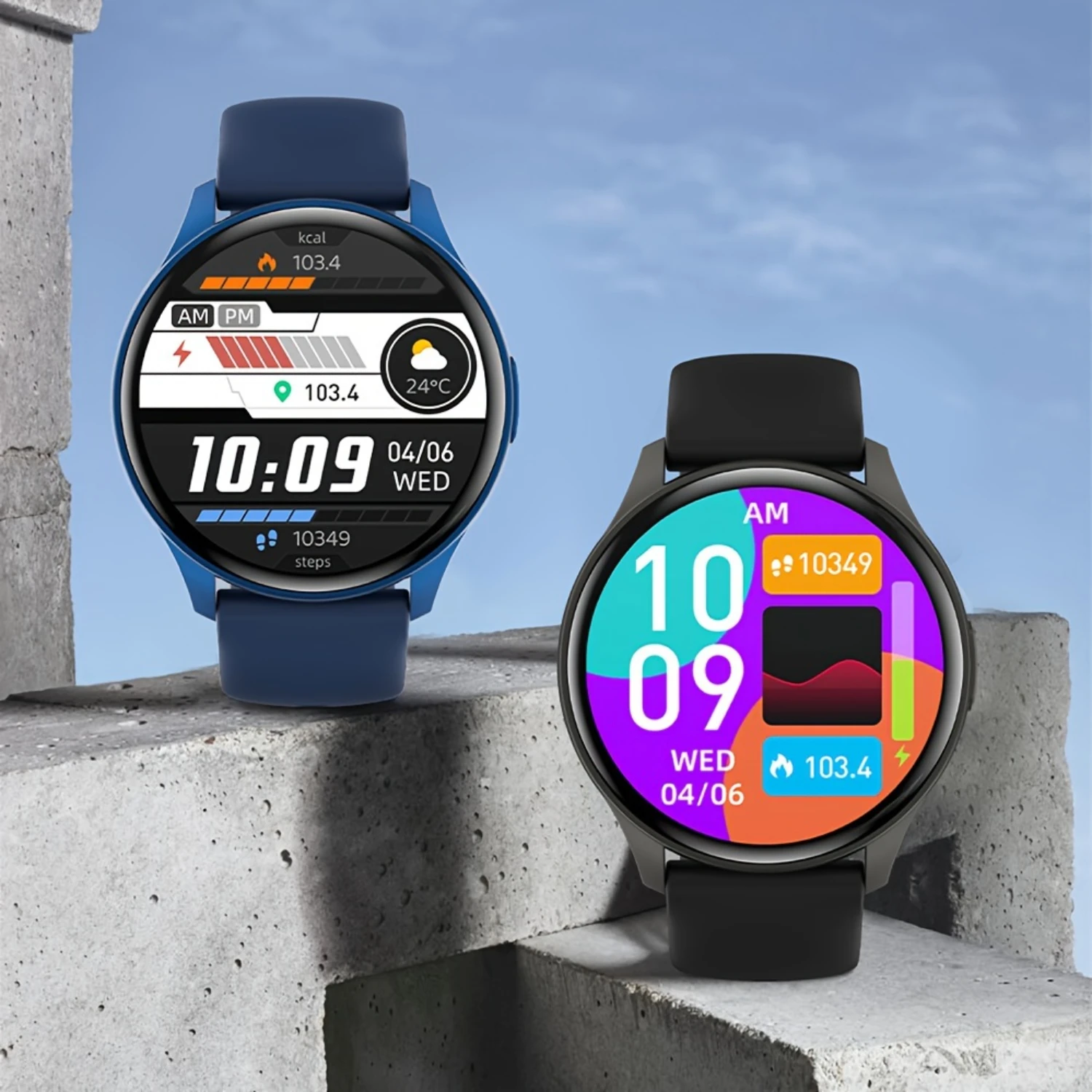 Changeable Wallpaper Wireless Communication Smartwatch with Multiple Sports Modes for Fitness Monitoring and Android Compatibili