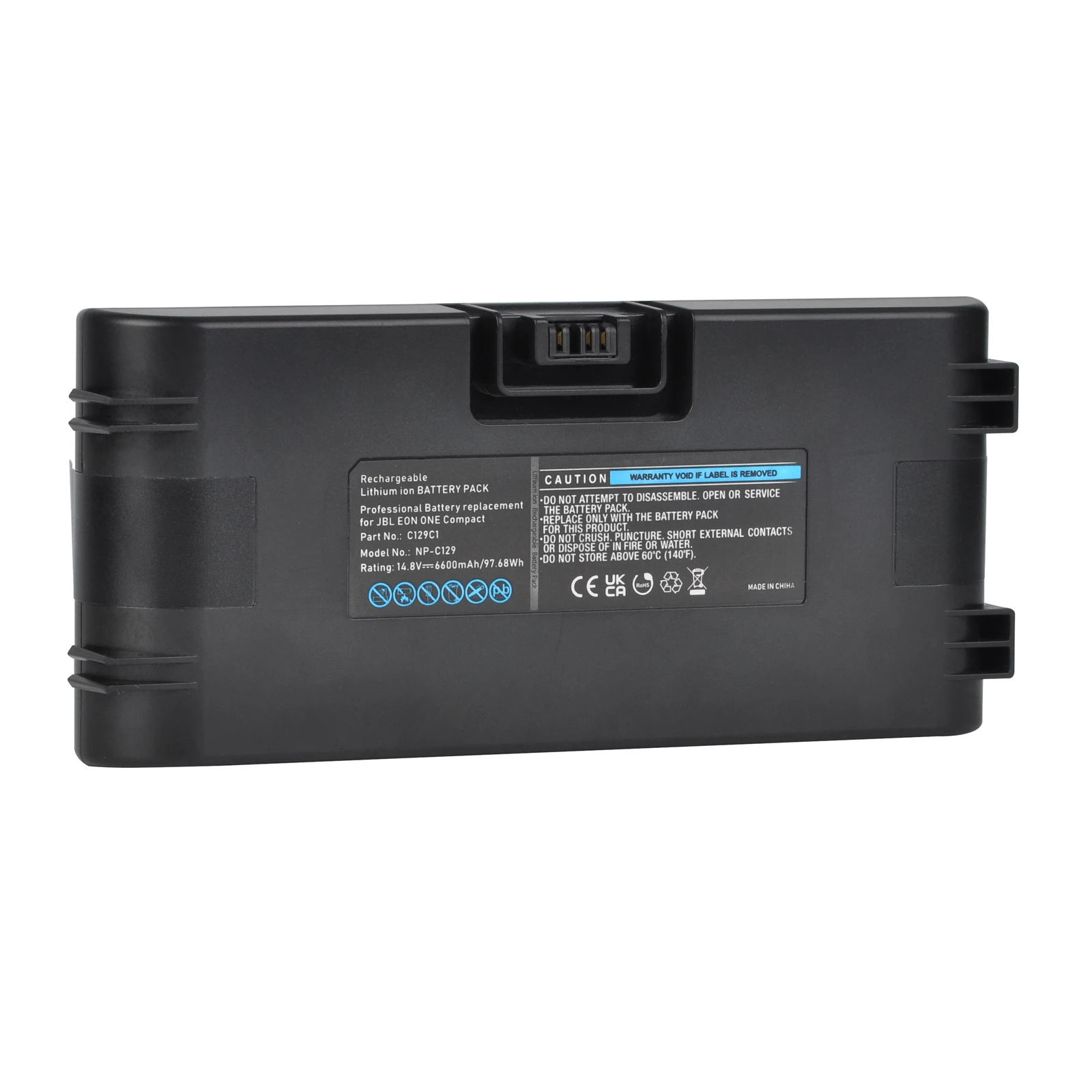 Batteria Di Ricambio Jbl Ad Alta Potenza Batmax 6600Mah Per Altoparlante Bluetooth Compatto Jbl Eon One, Codice C129C1