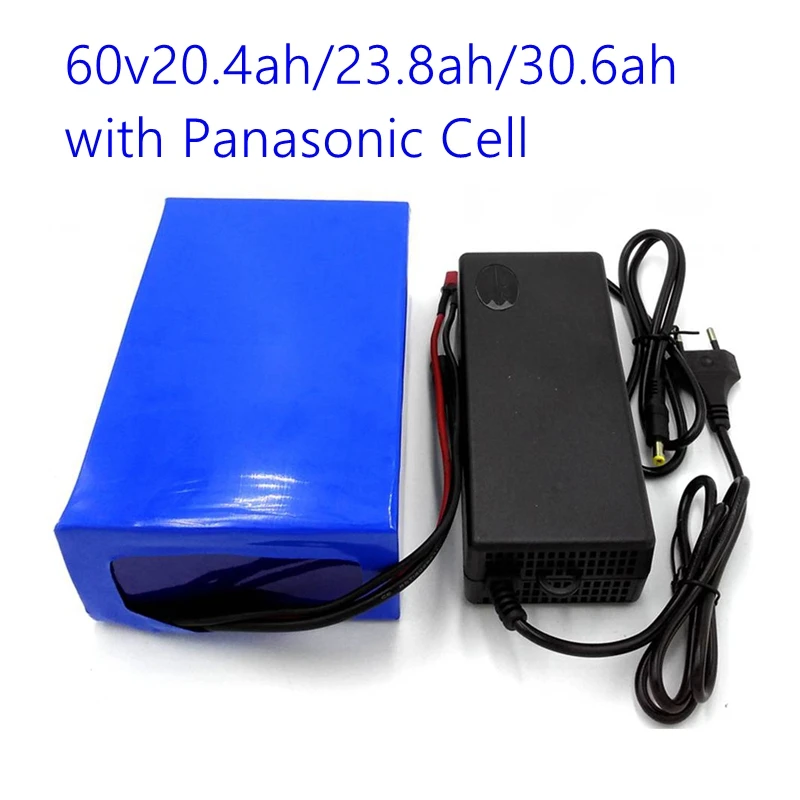 

60 в 23,8 Ач 1500 Ач для Panasonic cell Вт литий-ионный аккумулятор для электрического велосипеда электрической инвалидной коляски Аккумулятор для электромотоцикла