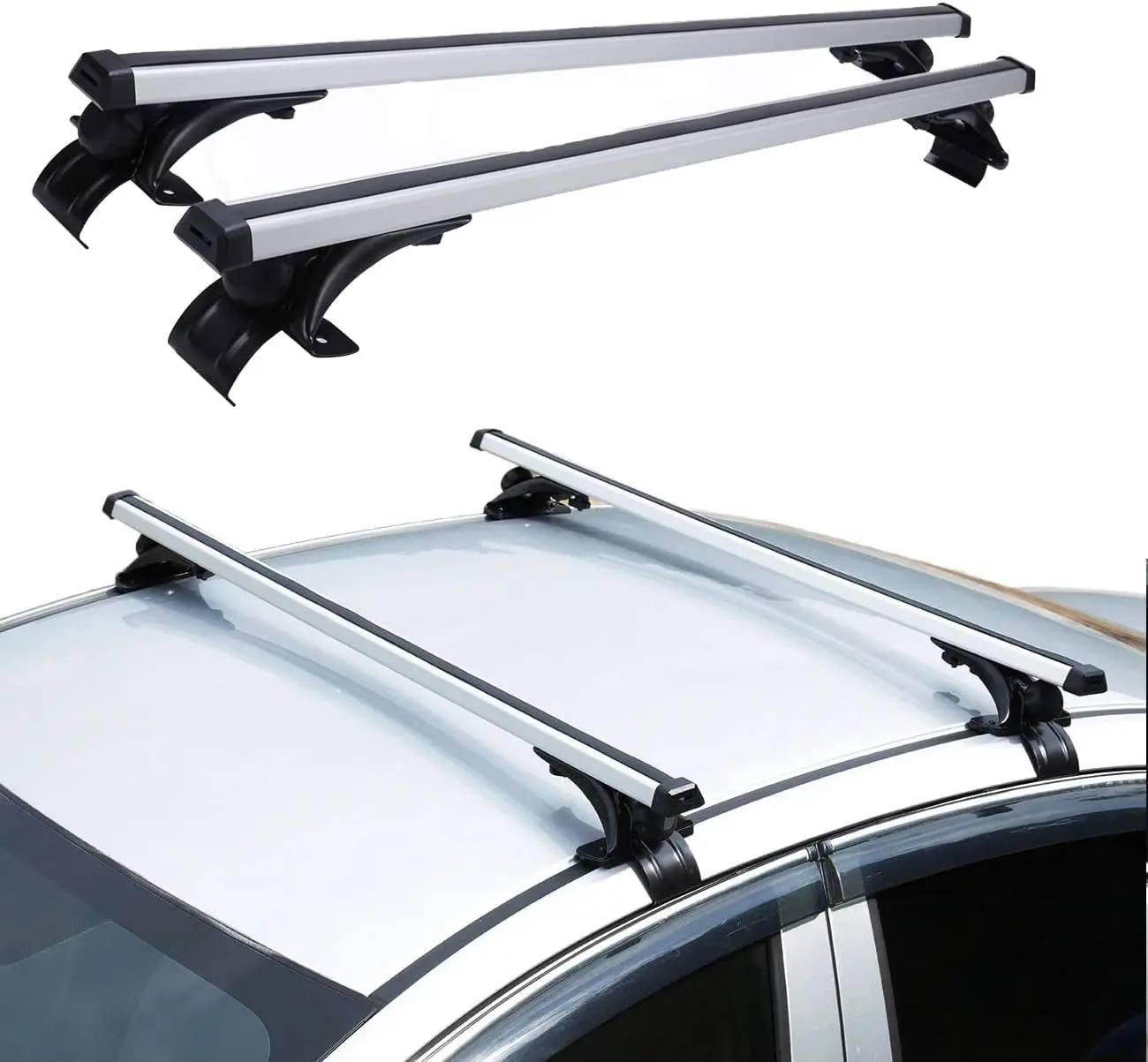 2Pcs Fits for Toyota Prius 20022022 48" Without Side Rails Luggage Rack Cross Bars Crossbars