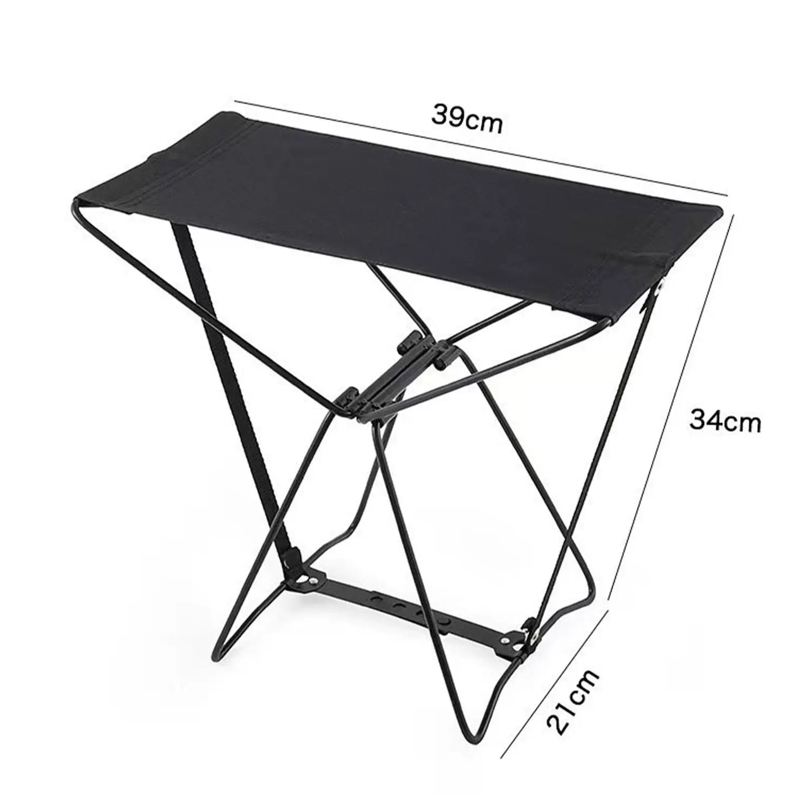 Folding Stool Foldable Footstool Collapsible Stool for Garden Picnic Yard