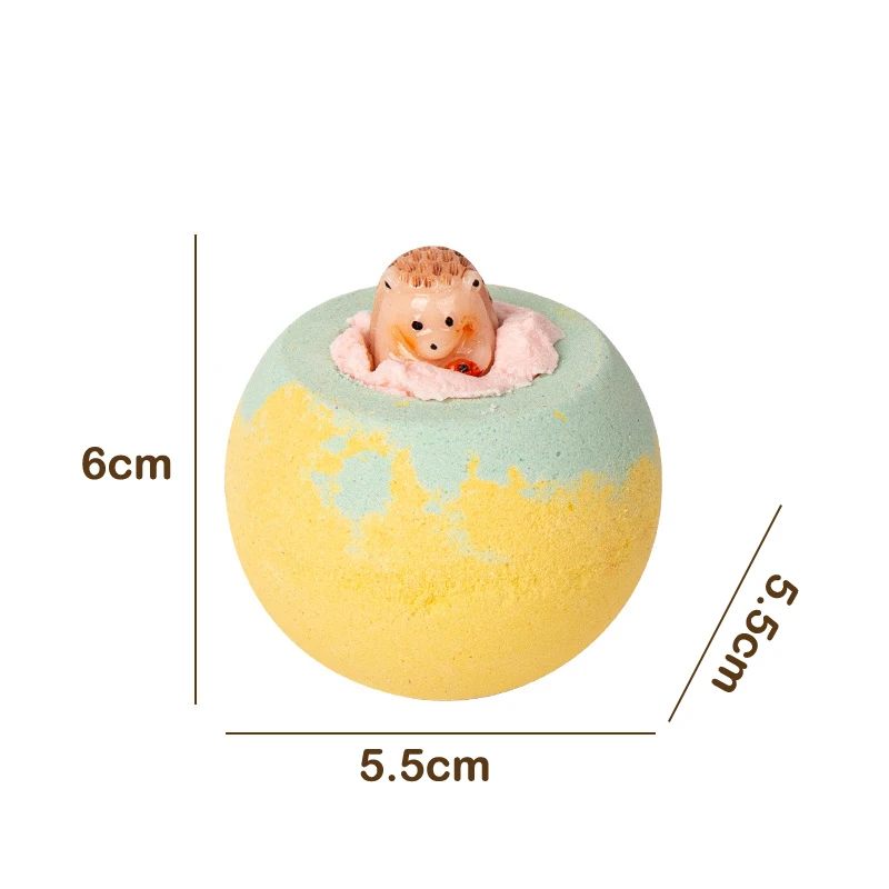 Inside Surprise Bubble Bath Fizzies Vegan Essential Oil Spa 1pcs Bath Bombs For Kids With Toys 6